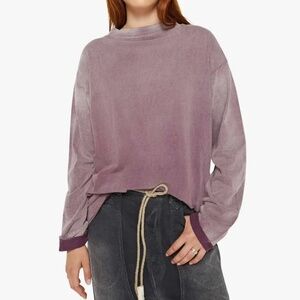 DR. COLLECTORS  Hammer Long-Sleeve T-Shirt, mauve, size L